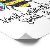 Christelijke vriendelijke woorden zijn als Honey B Poster (Hoek)