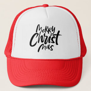 Christelijke vrolijke kerstmis Christelijk Trucker Pet