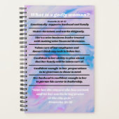 Christelijke vrouw Ideaal Infographic Spreuken 31 Planner (Voorkant)