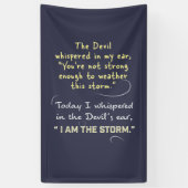 Christelijke vrouwelijke banners ontwrichten zich  (Verticaal)