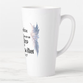 Christelijke vrouwelijke religieuze Bijbelquote  Latte Mok