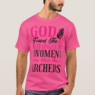 Christelijke vrouwen boogschutter en boogschutter  t-shirt