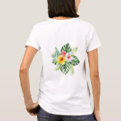 Christelijke vrouwen met bijbelverse tropische T-s T-shirt (Achterkant)