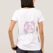 christelijke vrouwen ontwerp t-shirt (Achterkant)