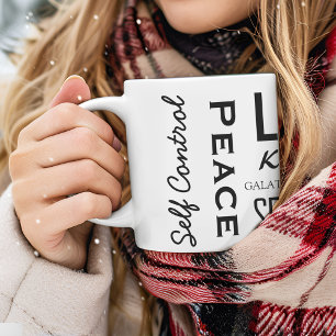 Christelijke vrucht van de Geest, Galaten 5:22-23 Koffiemok