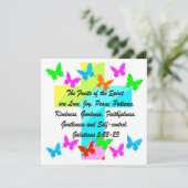 CHRISTELIJKE VRUCHT VAN DE GEEST KAART (Staand voorkant)