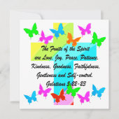 CHRISTELIJKE VRUCHT VAN DE GEEST KAART (Voorkant)