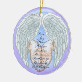 Christelijke vruchten van de gedistilleerde drank keramisch ornament (Links)