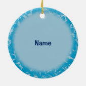 Christelijke vruchten van de gedistilleerde drank keramisch ornament (Achterkant)