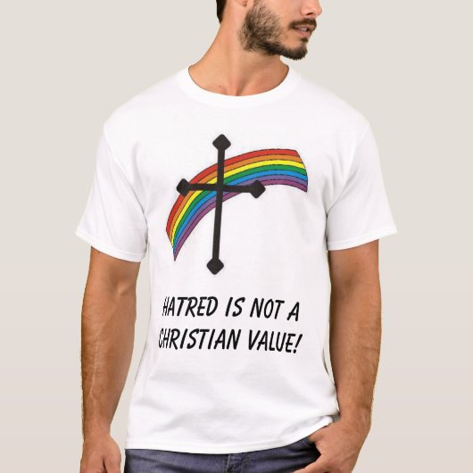 Christelijke waarden t-shirt (Voorkant)