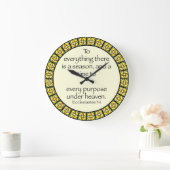 Christelijke wandklok - ecclesiastes 3:1 (Huis)