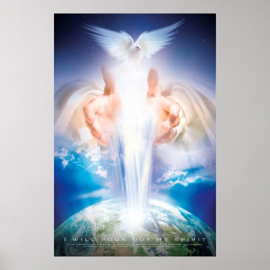 Christelijke wandkunst - HOLY SPIRIT Poster (Voorkant)