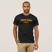 Christelijke Warrior, Ephesians 6:13 T-shirt (Voorkant volledig)