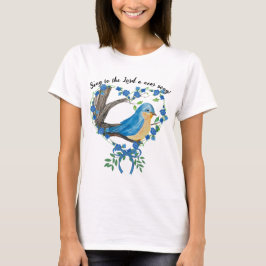 Christelijke Waterverf Bluebird T-shirt