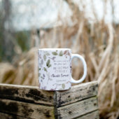 Christelijke Waterverf Herfst bladpatroonschrift Koffiemok