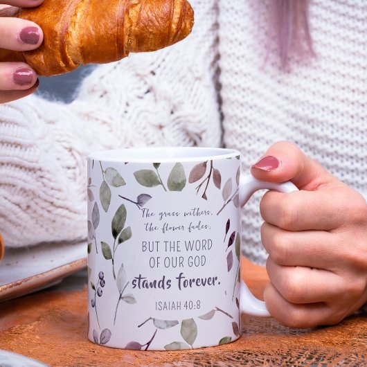 Christelijke Waterverf Herfst bladpatroonschrift Koffiemok