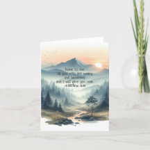 Christelijke Waterverf Schrift Briefkaart