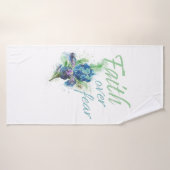 Christelijke Waterverf van vrouwen: Vertrouwen ove Badhanddoek (Badhanddoek)