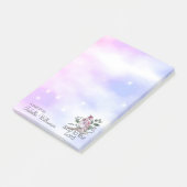 Christelijke Waterverf Zing naar Lord Pink Bird Post-it® Notes (Schuin)