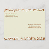 Christelijke weddenschap tussen de aarde en de lie uitnodiging briefkaart (Achterkant)