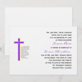 Christelijke weddenschapskoord Drie strengen Uitno Kaart (Voorkant / Achterkant)