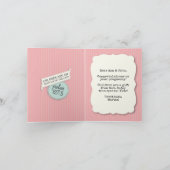 Christelijke wenskaart gefeliciteerd zwangerschap kaart (Binnen)