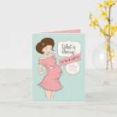 Christelijke wenskaart gefeliciteerd zwangerschap kaart (Gele Bloem)