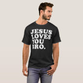 Christelijke werkuitval Doadlift Gewichtstoets Jez T-shirt (Voorkant volledig)