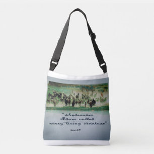 Christelijke, westerne alles-over-printplaat draag crossbody tas