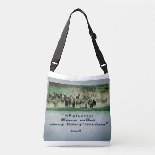 Christelijke, westerne alles-over-printplaat draag crossbody tas (Voorkant)