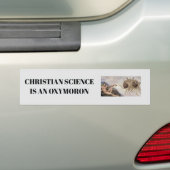 Christelijke wetenschap is een oxymoron bumpersticker (Op auto)