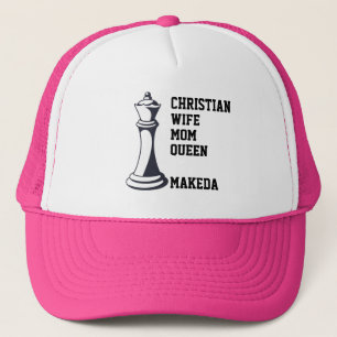 CHRISTELIJKE WIFE MOM Chess Queen Trucker Pet