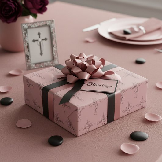 Christelijke woorden cadeaupapier