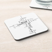 Christelijke woorden drankjes onderzetter (Linkerzijde)