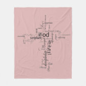Christelijke woorden fleece deken (Voorkant)