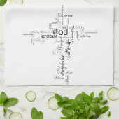 Christelijke woorden handdoek (Gevouwen)