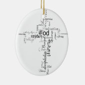 Christelijke woorden keramisch ornament (Rechts)