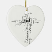 Christelijke woorden keramisch ornament (Rechts)