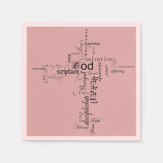 Christelijke woorden servet (Voorkant)