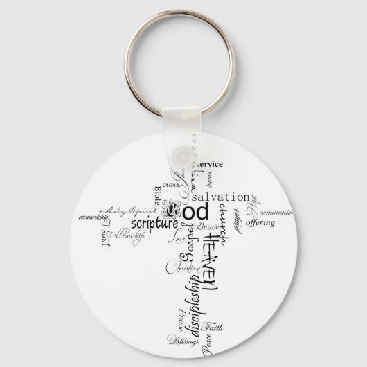 Christelijke woorden sleutelhanger (Voorkant)