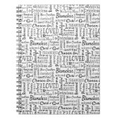 Christelijke woorden van bevestiging notitieboek (Voorkant)