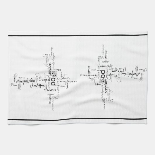 Christelijke woordhanddoek theedoek (Horizontaal)