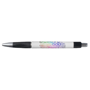 Christelijke woordwolk pen