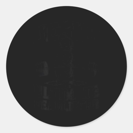Christelijke Workout Grappige Jezus De Deadlifter Ronde Sticker (Voorkant)