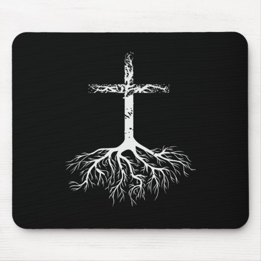 Christelijke Wortel je geloof in Jezus Christus Ro Muismat (Voorkant)