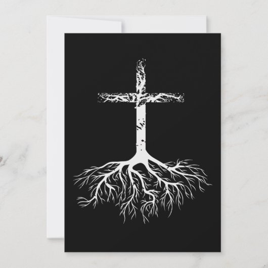 Christelijke Wortel je geloof in Jezus Christus Ro Save The Date (Voorkant)