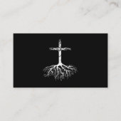 Christelijke Wortel je geloof in Jezus Christus Ro Visitekaartje (Voorkant)