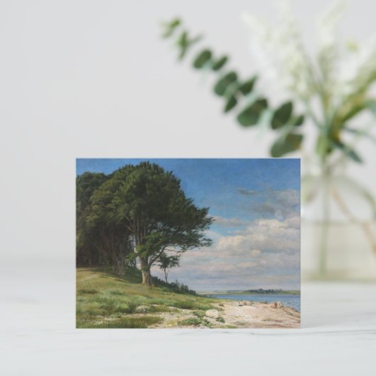 Christelijke Zacho - Het strand op Bramsaesvig Briefkaart (Staand voorkant)