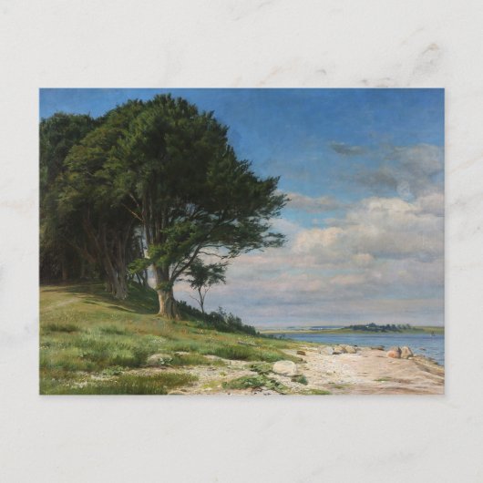 Christelijke Zacho - Het strand op Bramsaesvig Briefkaart (Voorkant)