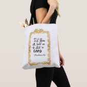 Christelijke zak met een bijbel vers tote bag (Dichtbij)